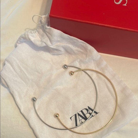 Zara Gold and Silver Dual-Tone Necklaces - Picture 1 of 2